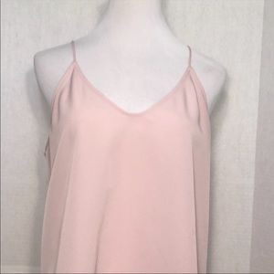 Blush colored Express city top